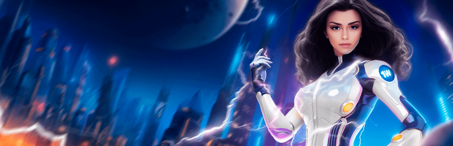 Жгучие x10,000   с 1win SPACE GIRL